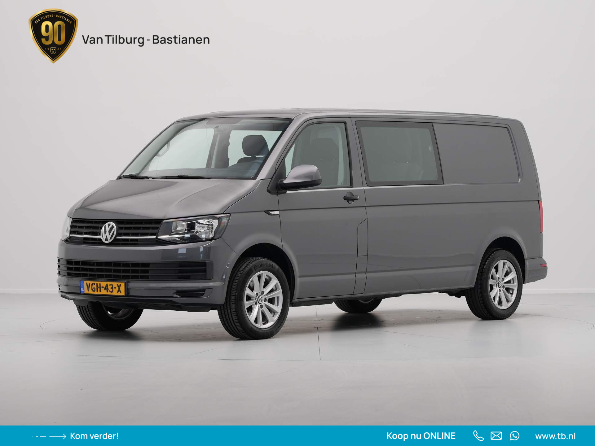 Volkswagen - Transporter 2.0 TDI 102pk L2H1 DC - 2021